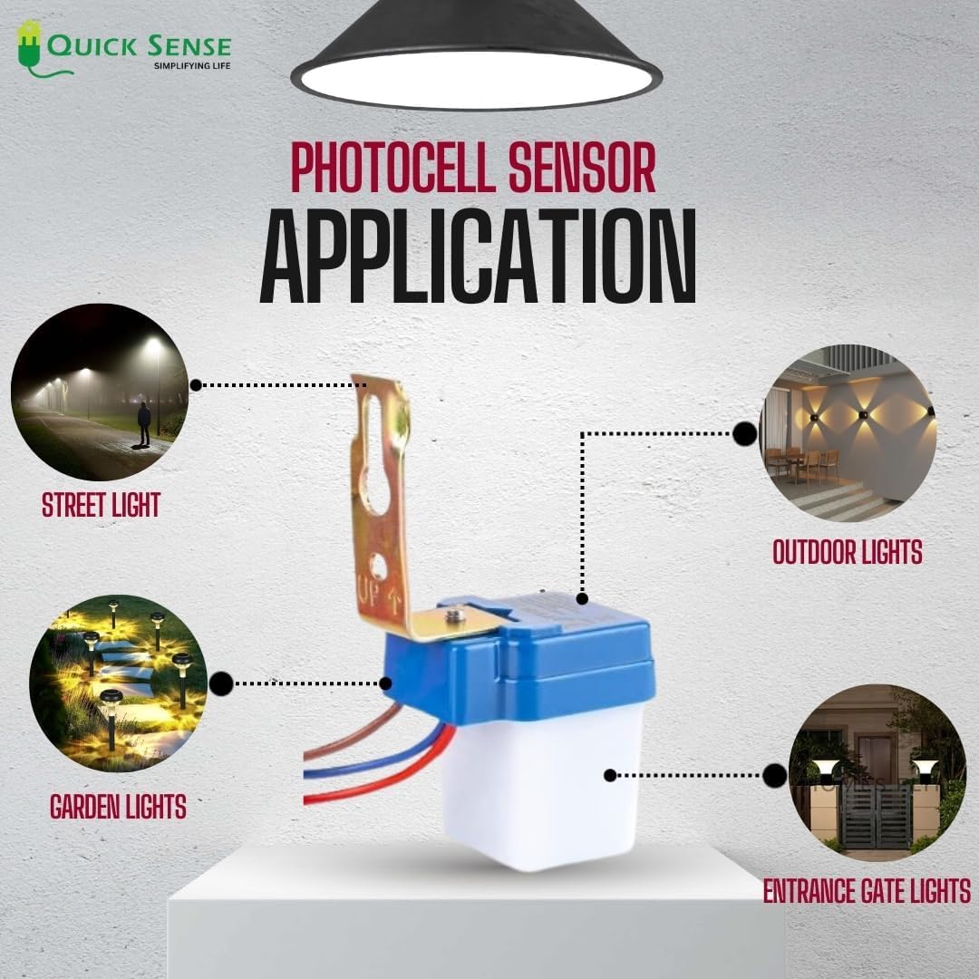 Quick Sense QS-301 220V Day/Night Photocell LDR Sensor Switch 6A
