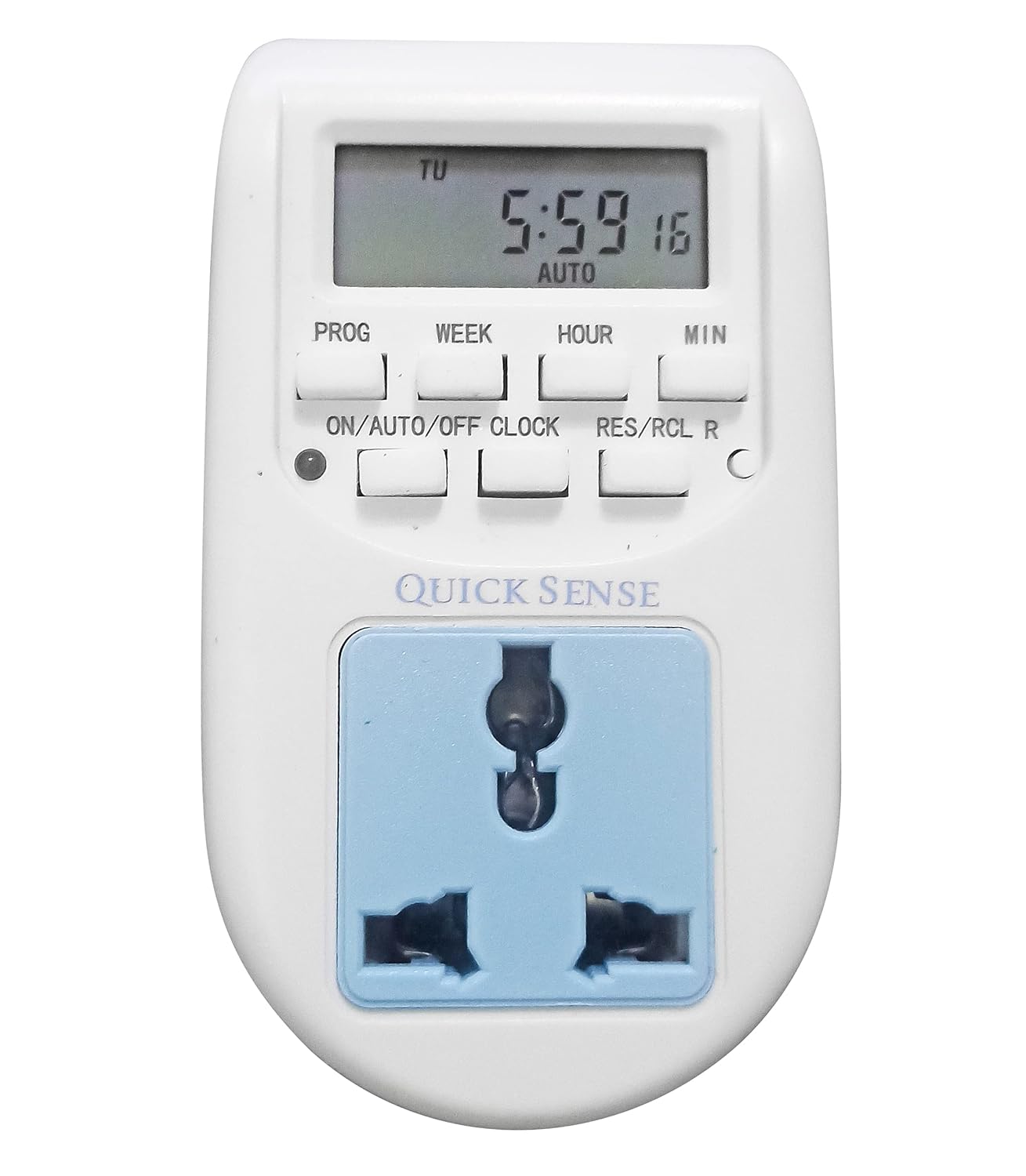 Quick Sense Programmable Digital Timer Plug with Day Night Sensor