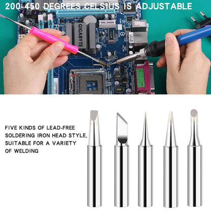 Quick Sense Adjustable 60W Soldering Iron 18-Piece Kit