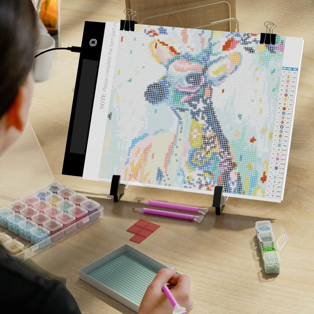 Quick Sense A4 NFC LED Tracing Light Box, Dimmable Touch-Control