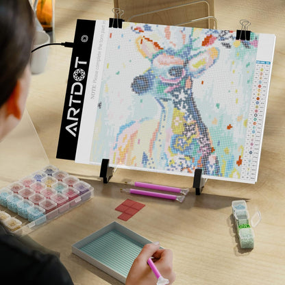 Quick Sense A4 NFC LED Tracing Light Box, Dimmable Touch-Control