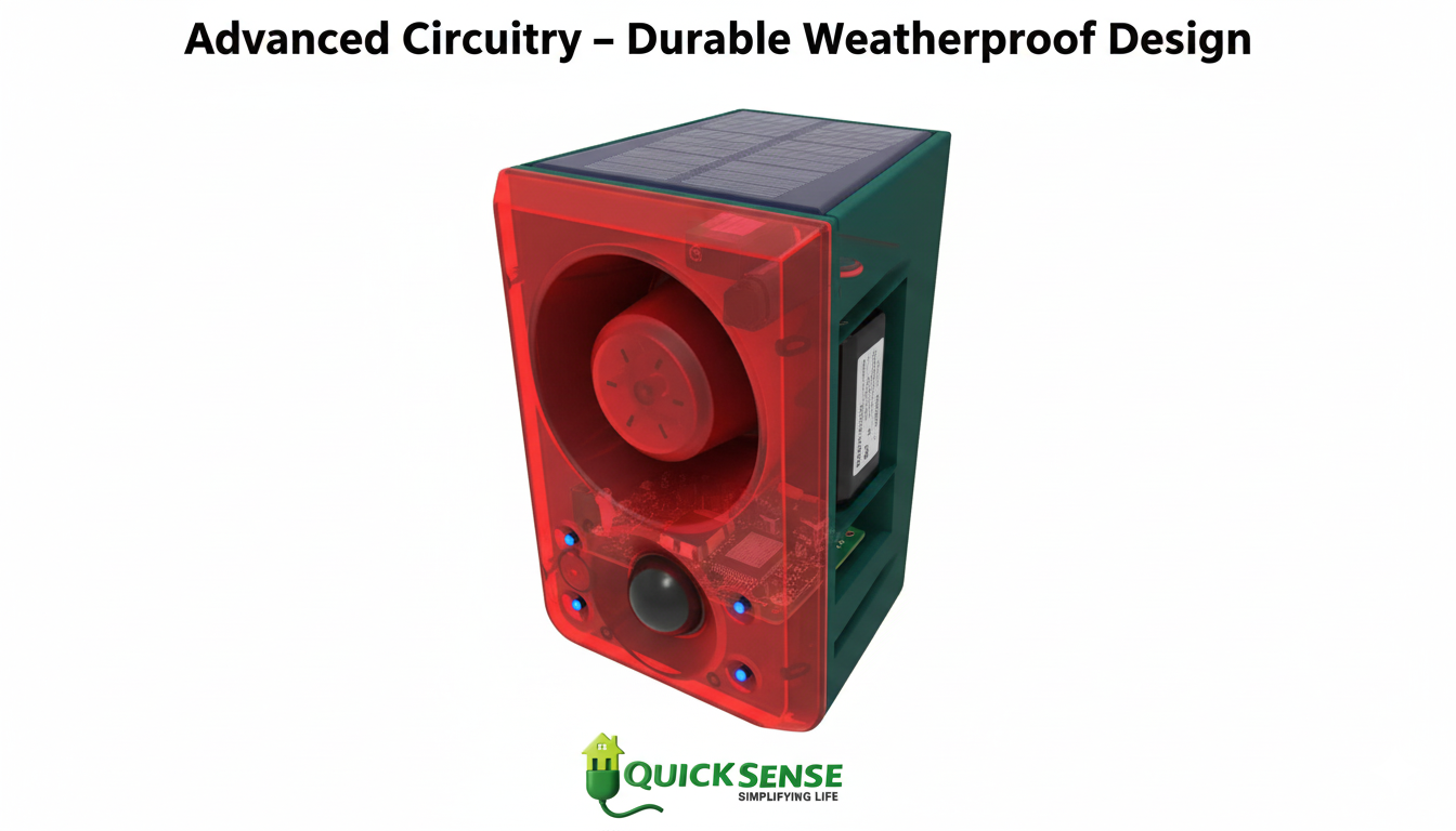 Solar Motion Sensor Alarm QS-MSA01 B2B