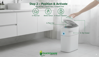 Smart Dustbin QS-DST01 B2B