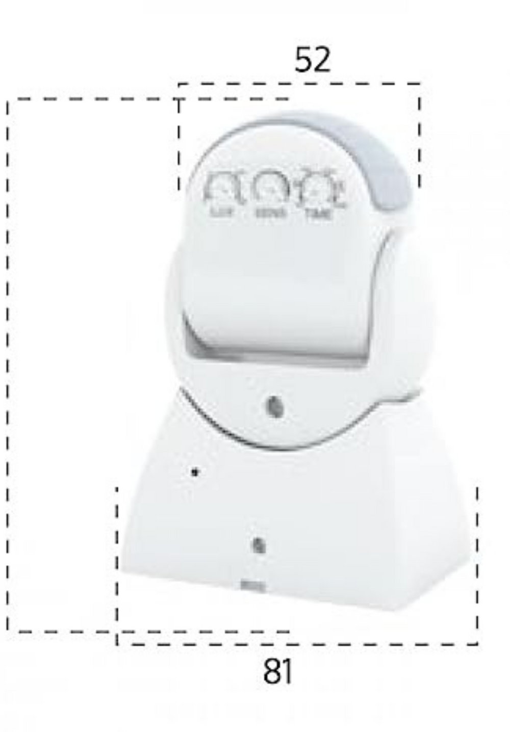 Quick sense(QS-M7): IP65 Wall Mounted Microwave Motion Sensor (White)