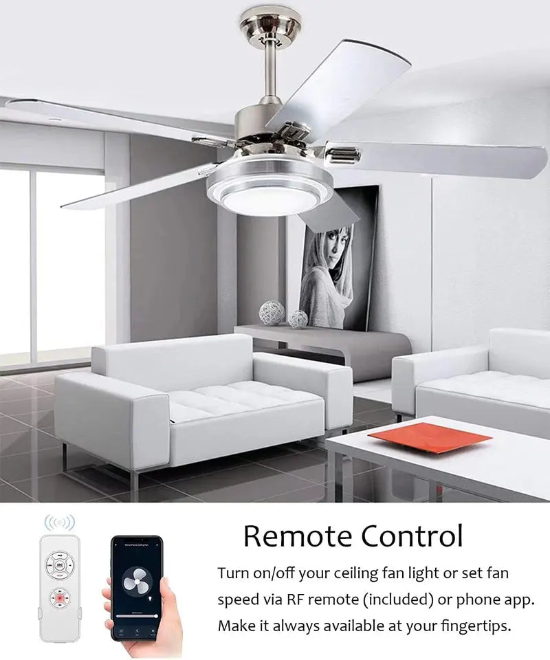 Quick Sense (QS-RF02):Smart Universal Wireless Ceiling Fan Light Controller Kit Remote Adjust Speed Light Remote Control Switch