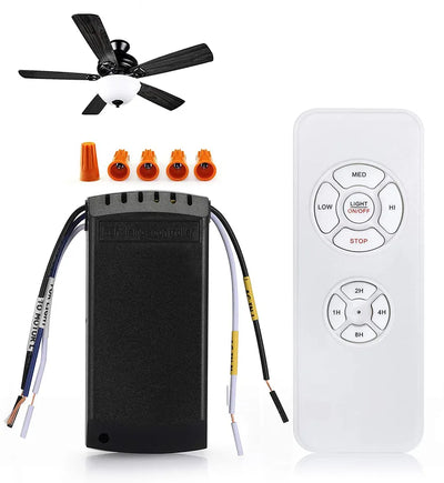 Quick Sense (QS-RF02):Smart Universal Wireless Ceiling Fan Light Controller Kit Remote Adjust Speed Light Remote Control Switch