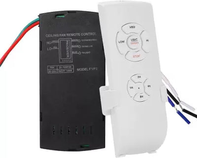 Quick Sense (QS-RF02):Smart Universal Wireless Ceiling Fan Light Controller Kit Remote Adjust Speed Light Remote Control Switch