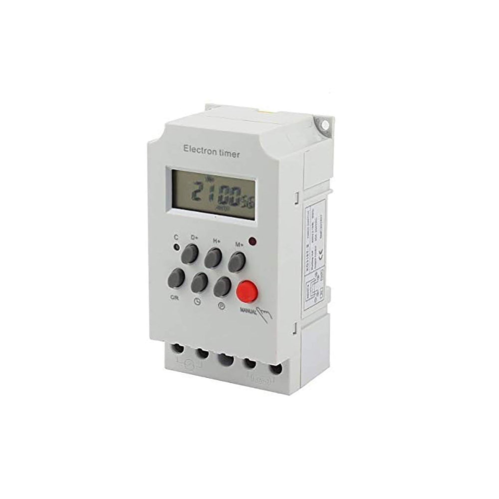 Quick Sense(Qs-T10): Digital Electronic Timer Switch 220V 25Amp DIN Rail Programmable - Quick Sense Innovations