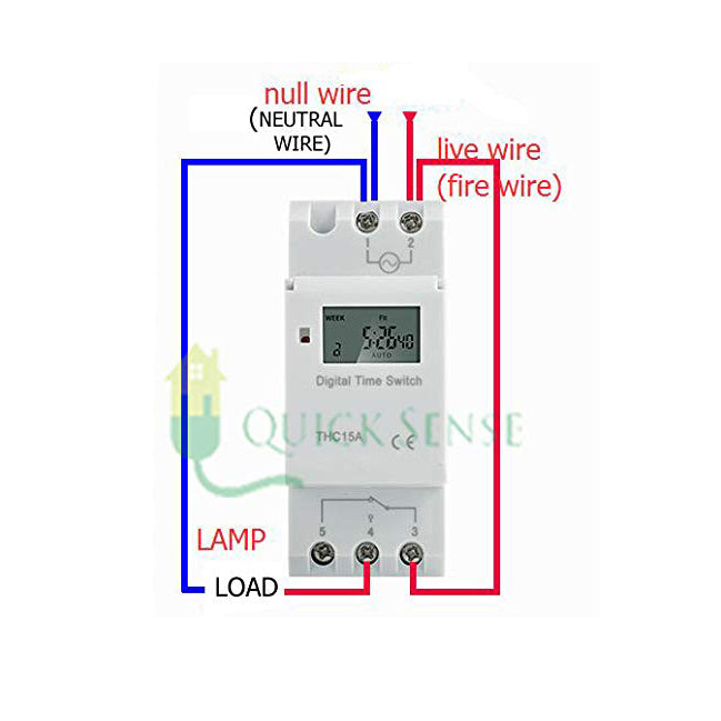 Quick Sense (Qs-T3): Din Type Digital Timer Controller-Programmable for Daily/Weekly- Pulse Setting-Count Down - Quick Sense Innovations