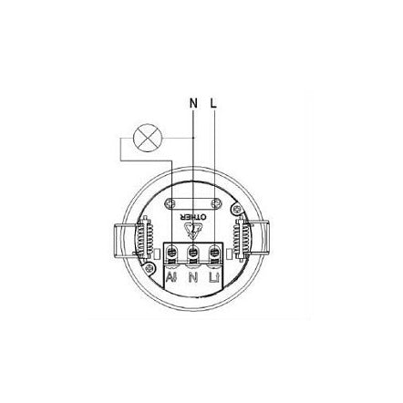 Quick sense(QS-10): Pir Motion Sensor with Light Sensor, Energy Saving Detector Switch (Fall/Recessed Ceiling Mounted) (Set of 1) - Quick Sense Innovations