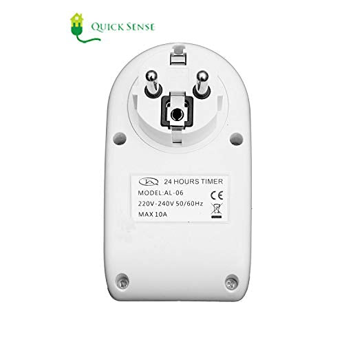 Timer Switch(Qs-T1): Digital Programmable Electronic Timer for Mobile and Laptop Charging, Lighting Control - Quick Sense Innovations