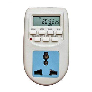 Timer Switch(Qs-T1): Digital Programmable Electronic Timer for Mobile and Laptop Charging, Lighting Control - Quick Sense Innovations
