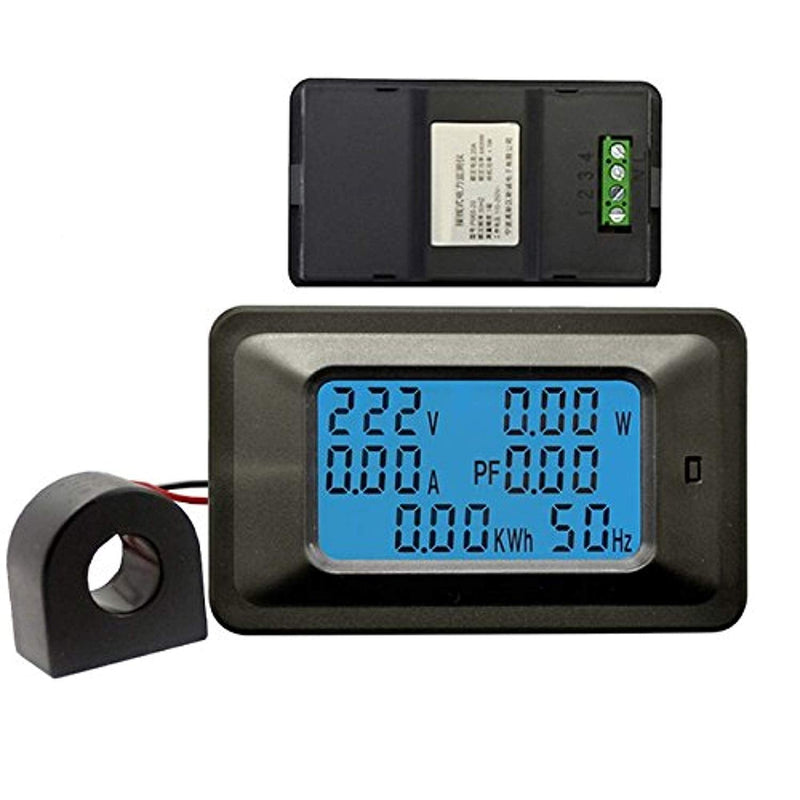 Quick Sense 100Amp 6 in 1 Digital Energy Meter Power Meter with Blue Back Light (5 KW Energy Meter) - Quick Sense Innovations