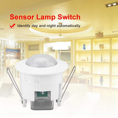 Quick sense(QS-10): Pir Motion Sensor with Light Sensor, Energy Saving Detector Switch (Fall/Recessed Ceiling Mounted) (Set of 1) - Quick Sense Innovations