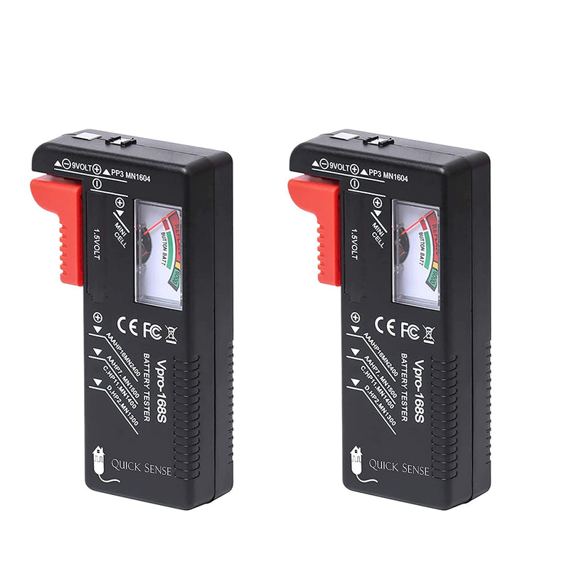 Quick Sense Digital Battery Tester for AAA AA C D 9V 1.5V - Quick Sense Innovations