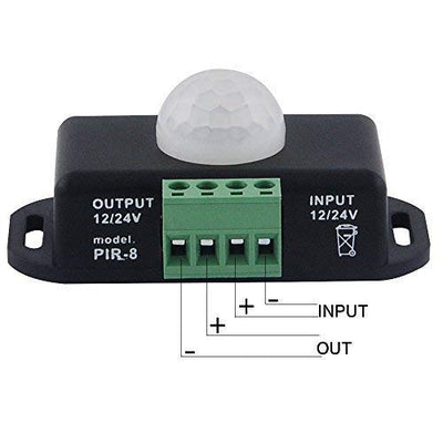 Quick Sense(Qs-WR05):12V 24V PIR Sensor LED Motion Sensor Switch Motion Timer Function Sign Control PIR Controller LED Strips Lighting - Quick Sense Innovations