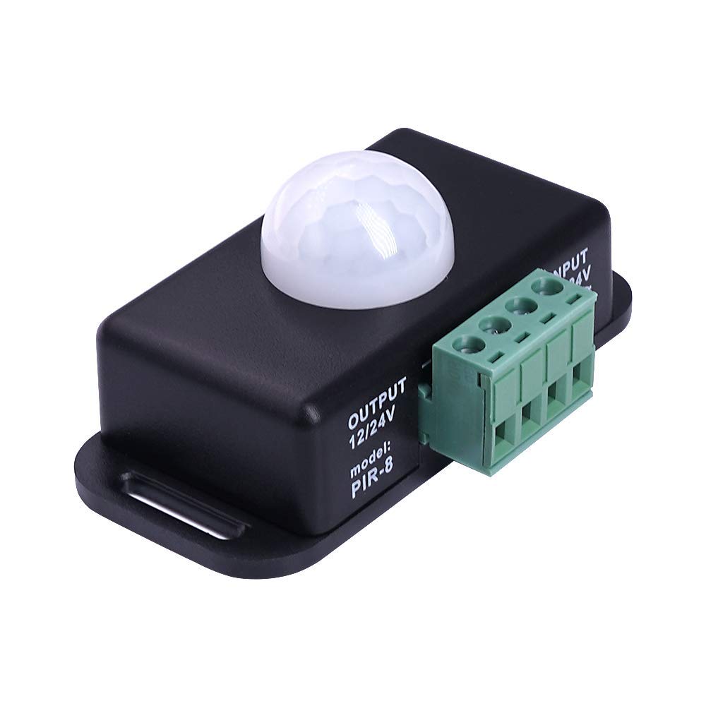 Quick Sense(Qs-WR05):12V 24V PIR Sensor LED Motion Sensor Switch Motion Timer Function Sign Control PIR Controller LED Strips Lighting - Quick Sense Innovations