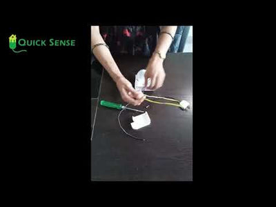 Quick Sense (Qs-09): 180` Wall-Mount PIR Motion Switch , White