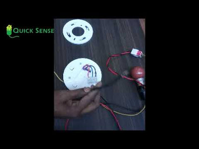 Quick Sense(Qs-07): 360 Degree 220V Ceiling-Mount White PIR Motion Sensor Switch with LUX Sensor In-built Energy Saving Sensor, LUX Adjustment, Time Adjustment, Automatic Sensor (Qs-07)