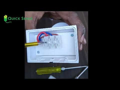 Quick Sense(QS-13):  Wall Mount Waterproof PIR motion sensor IP65(White)