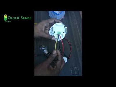 Quick Sense(Qs-M6): Ceiling Microwave Sensor 360 degree(FLUSH MOUNT)
