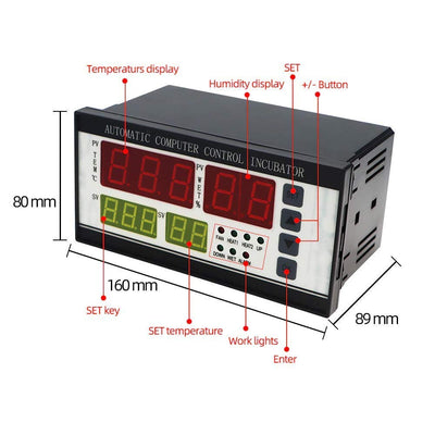 Quick Sense: XM18 XM-18 Temperature and Humidity Controller - Quick Sense Innovations